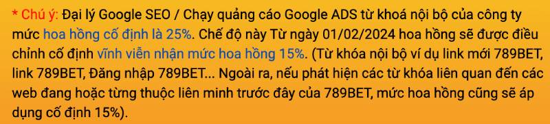 Đại Lý 789BET - Cơ Hội Hợp Tác Kiếm Hoa Hồng Tiền Tỷ 5 Điều Kiện Và Quy Định Hoa Hồng
