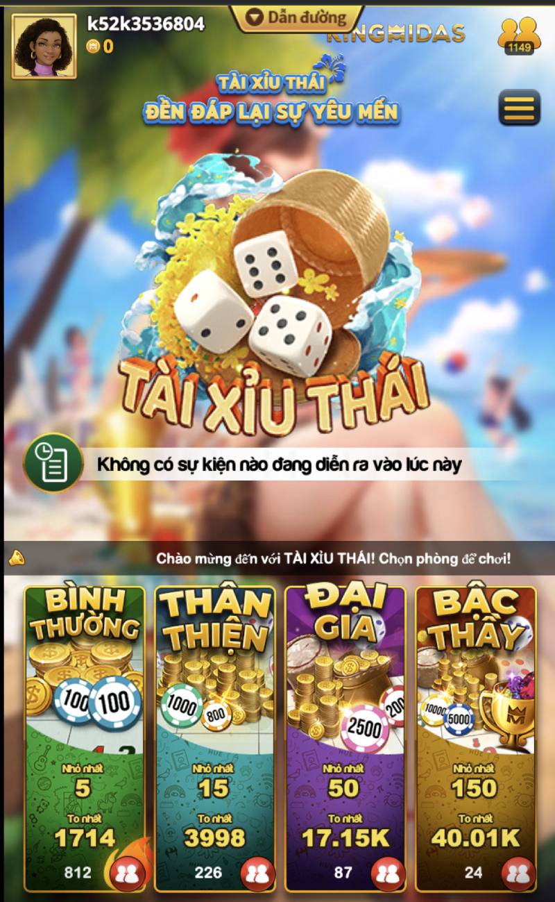 Tài Xỉu Thái Là Gì? Trò Chơi Giải Trí Cực Hot 5 Hệ thống phòng chơi phong phú