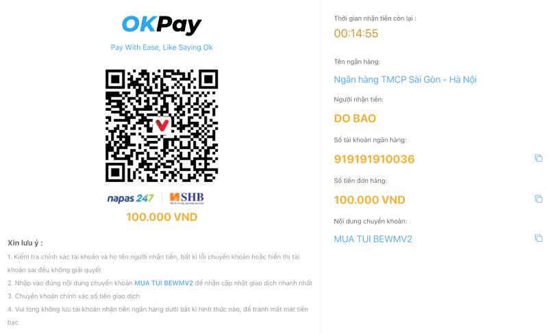 Quy Trình Nạp Tiền 789BET Tường Tận, Chi Tiết 4 Quet Ma Ngan Hang QR Pay